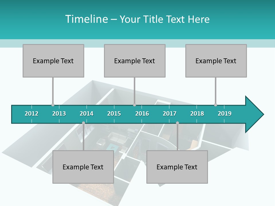 Remodel House Fireplace PowerPoint Template