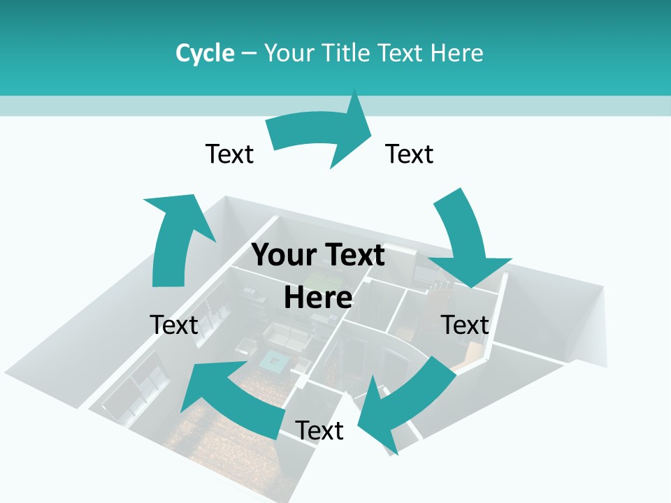 Remodel House Fireplace PowerPoint Template
