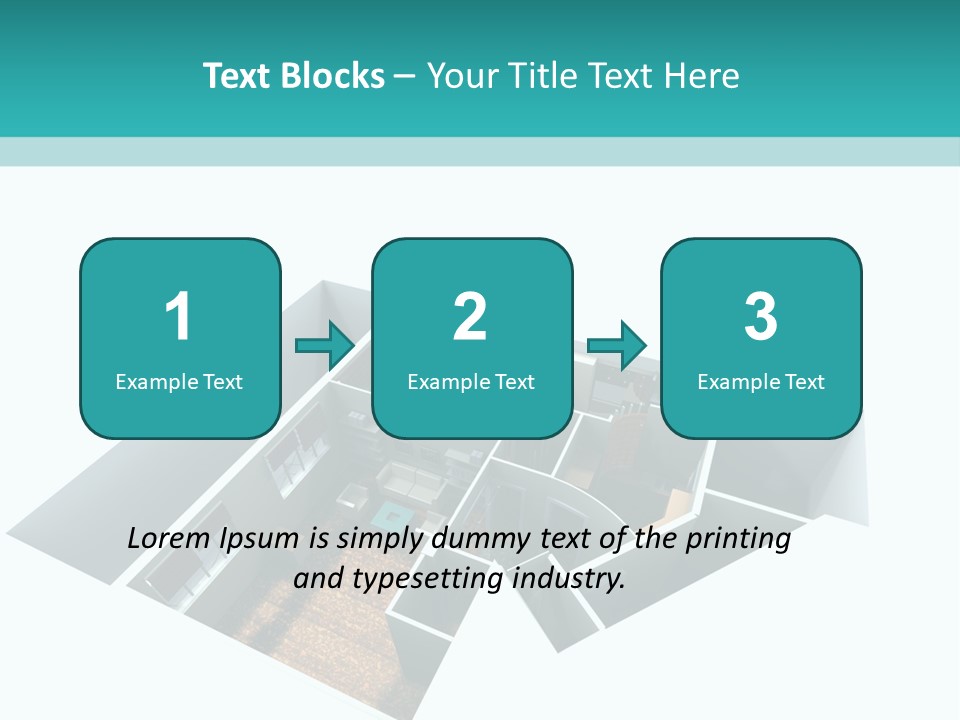 Remodel House Fireplace PowerPoint Template