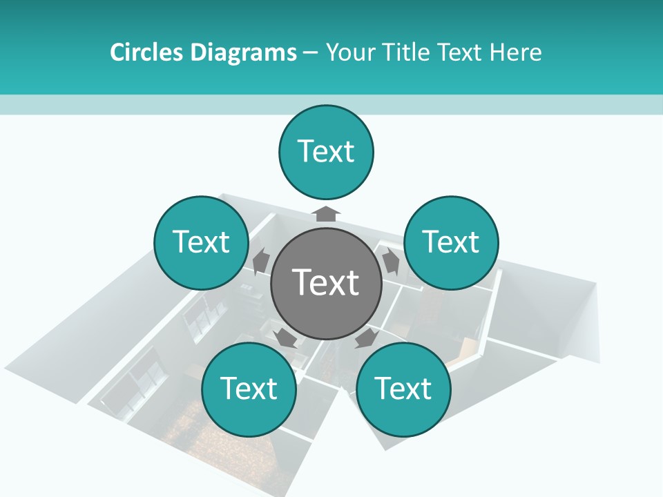 Remodel House Fireplace PowerPoint Template