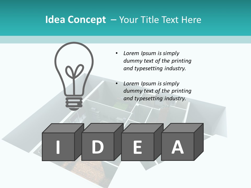 Remodel House Fireplace PowerPoint Template