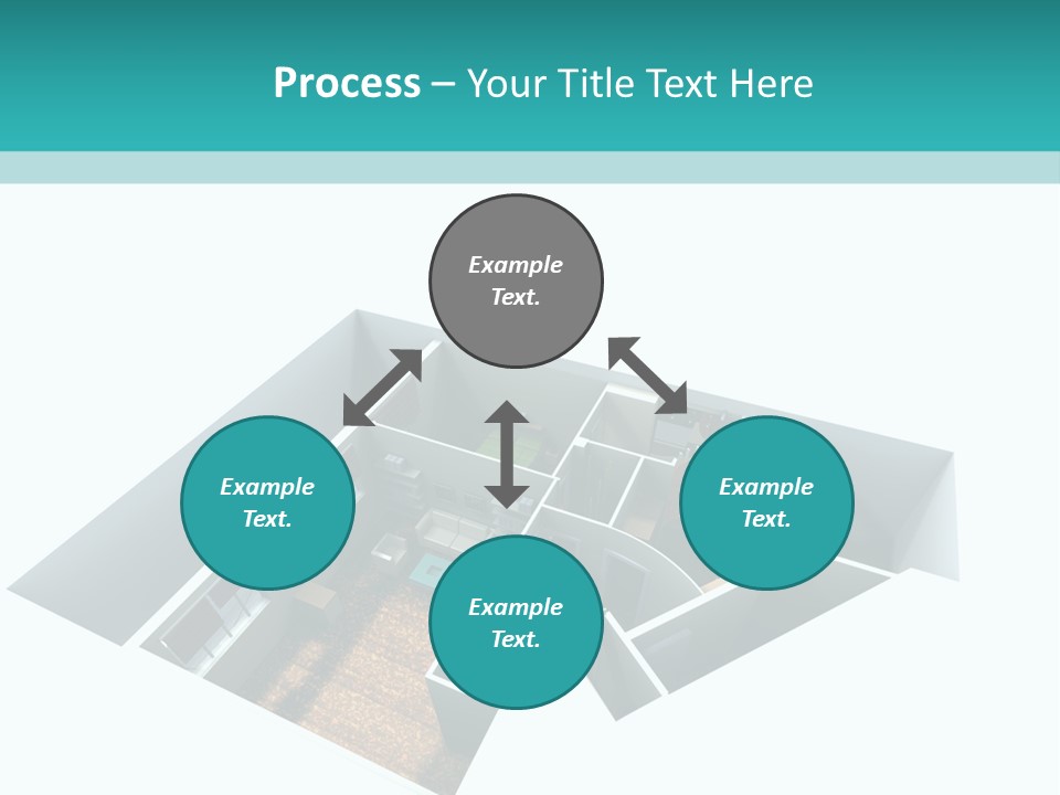 Remodel House Fireplace PowerPoint Template