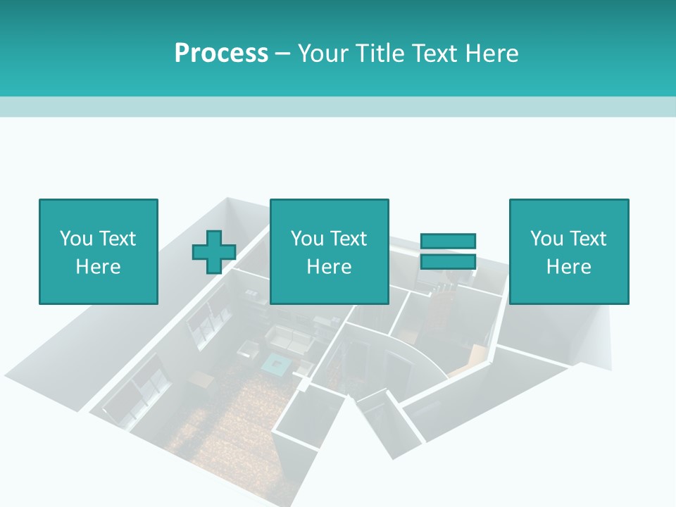 Remodel House Fireplace PowerPoint Template