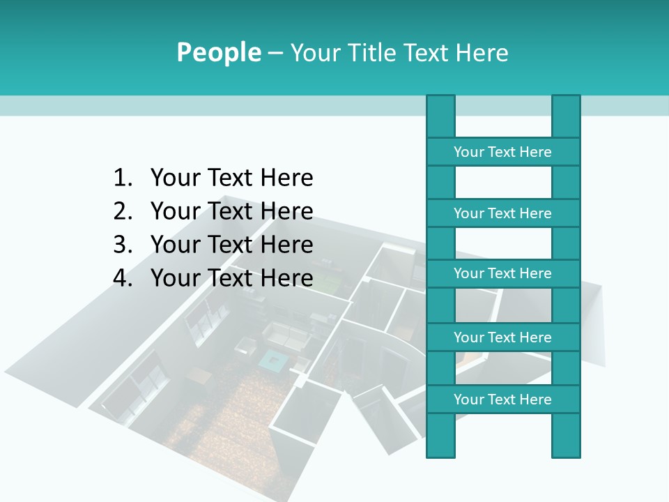 Remodel House Fireplace PowerPoint Template