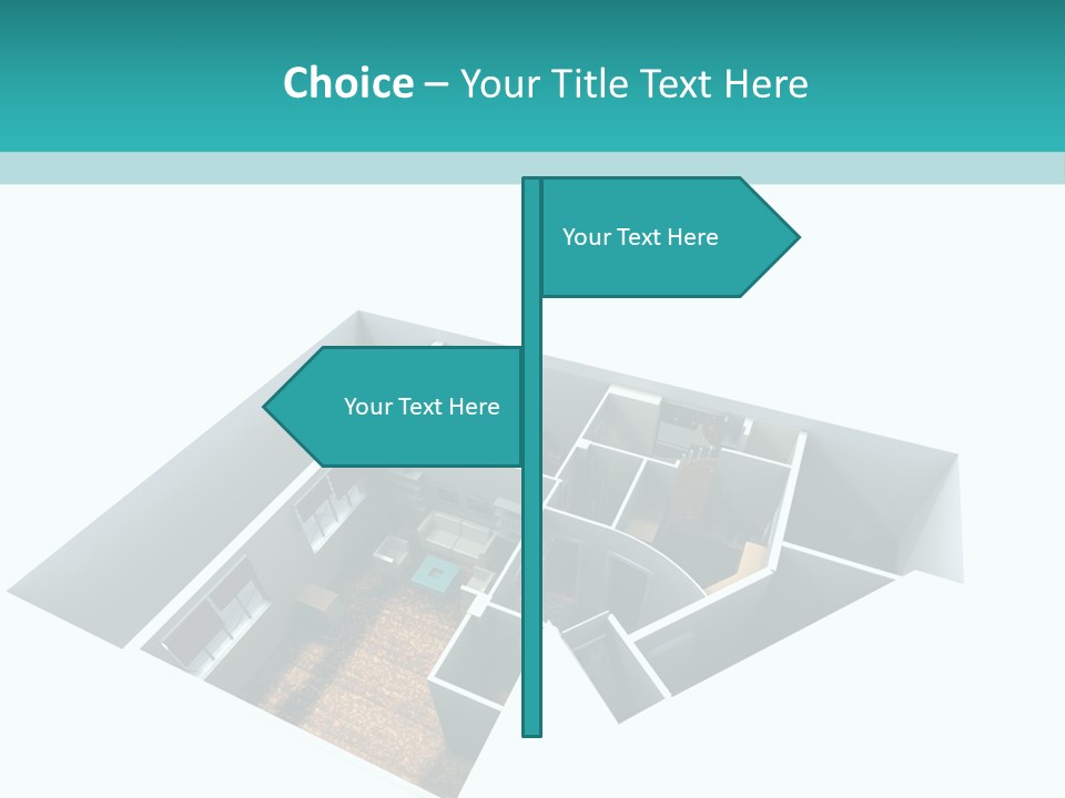 Remodel House Fireplace PowerPoint Template