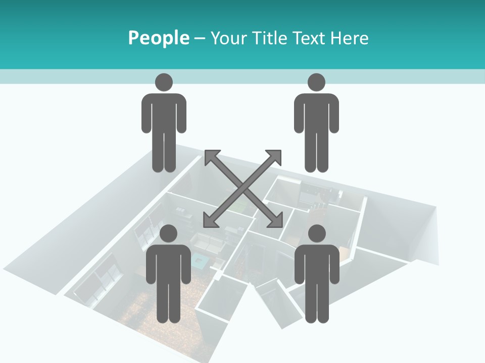 Remodel House Fireplace PowerPoint Template