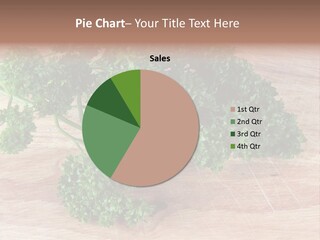 Cuisine Grass Parsley PowerPoint Template