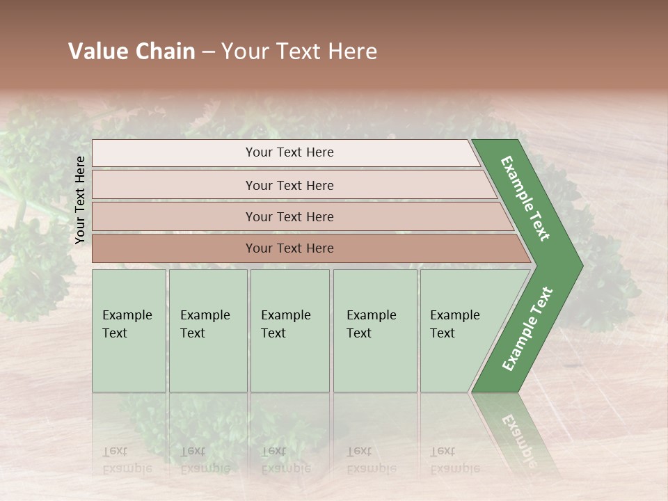Cuisine Grass Parsley PowerPoint Template
