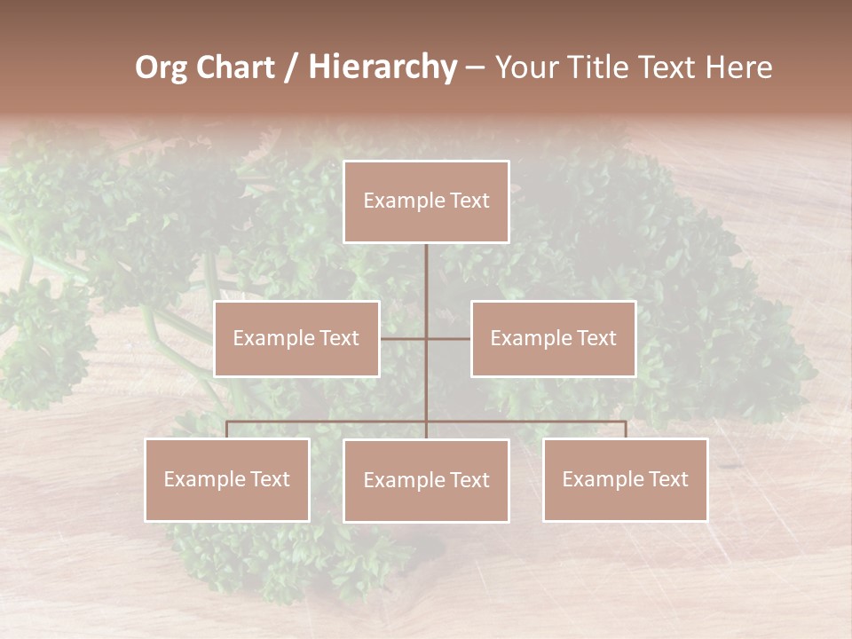 Cuisine Grass Parsley PowerPoint Template
