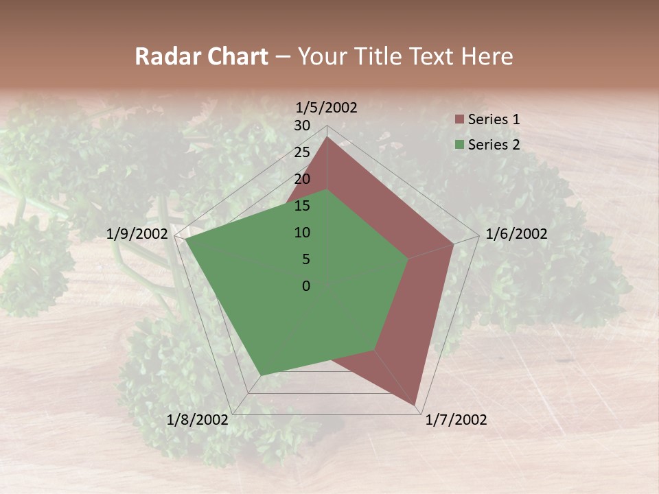 Cuisine Grass Parsley PowerPoint Template