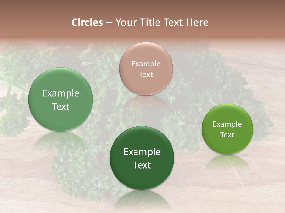 Cuisine Grass Parsley PowerPoint Template