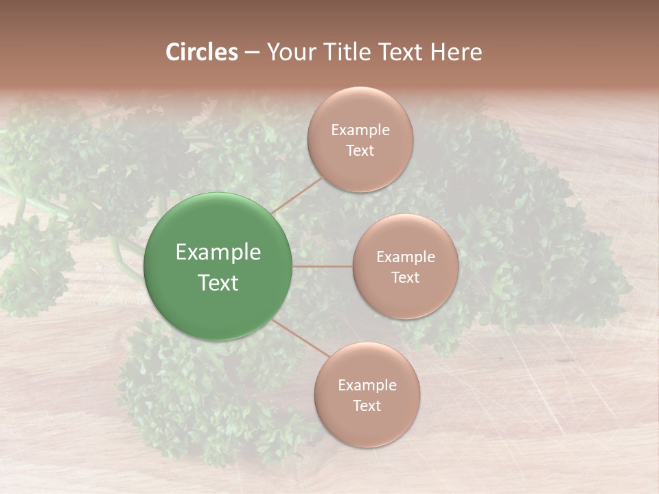 Cuisine Grass Parsley PowerPoint Template