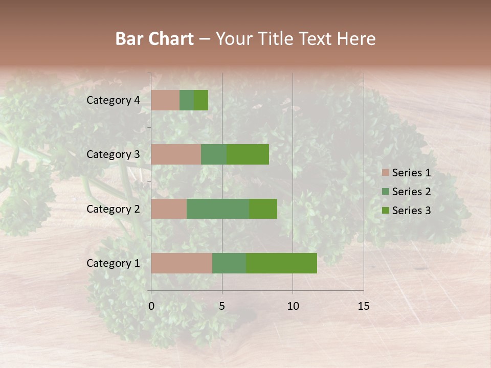 Cuisine Grass Parsley PowerPoint Template