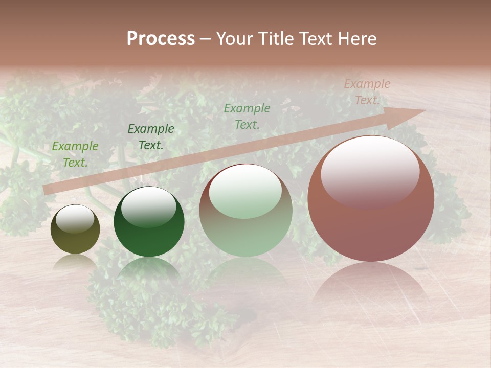 Cuisine Grass Parsley PowerPoint Template