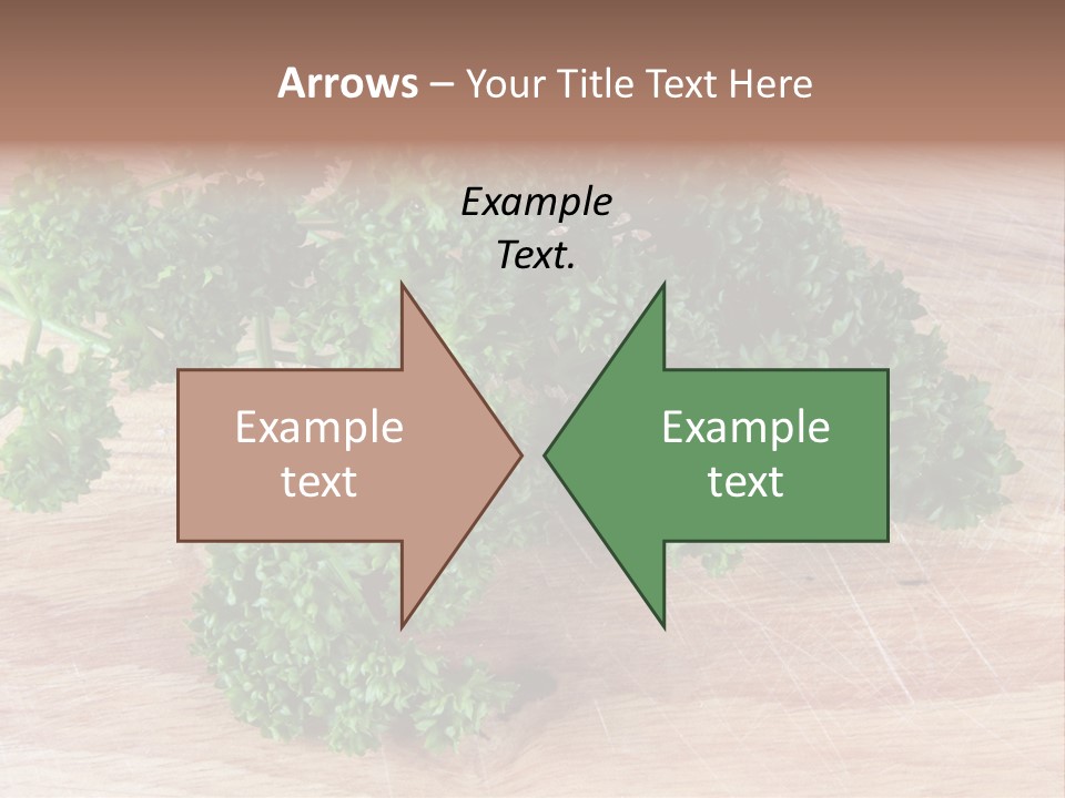 Cuisine Grass Parsley PowerPoint Template