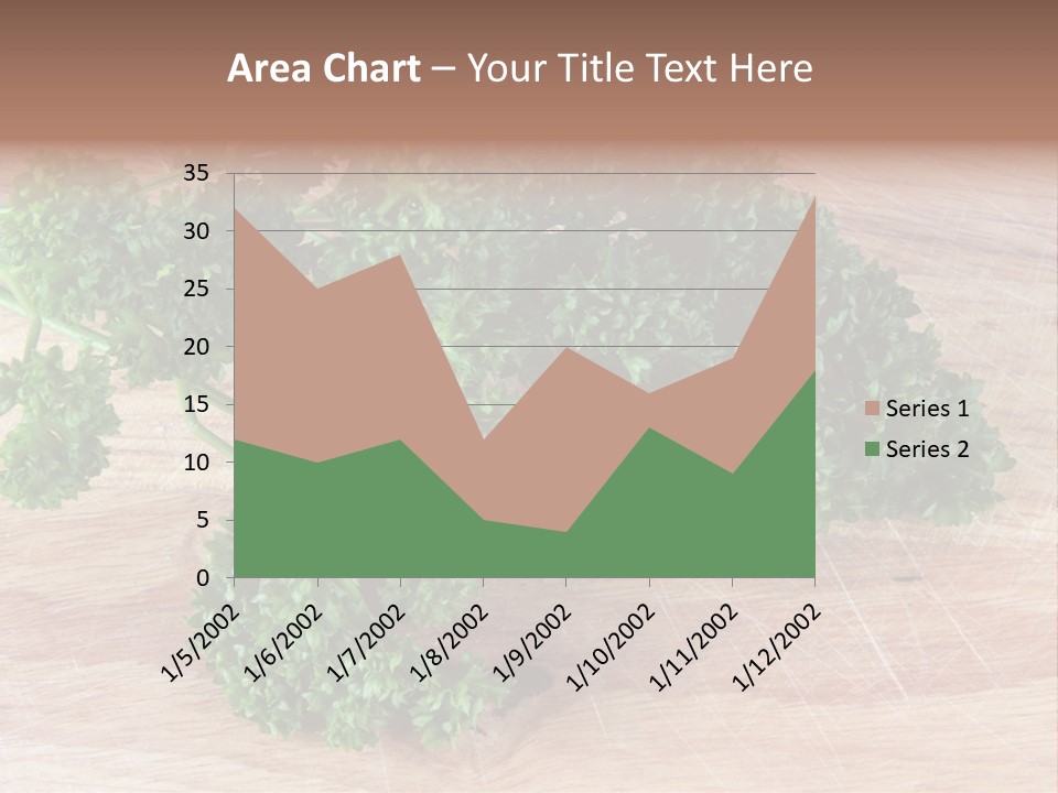 Cuisine Grass Parsley PowerPoint Template
