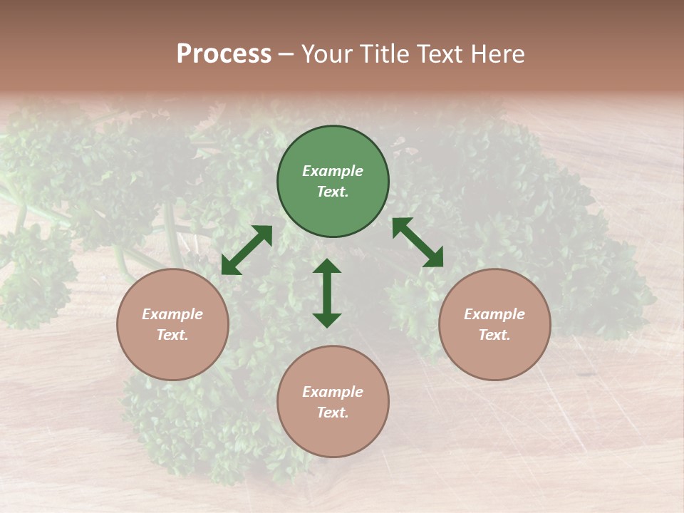 Cuisine Grass Parsley PowerPoint Template