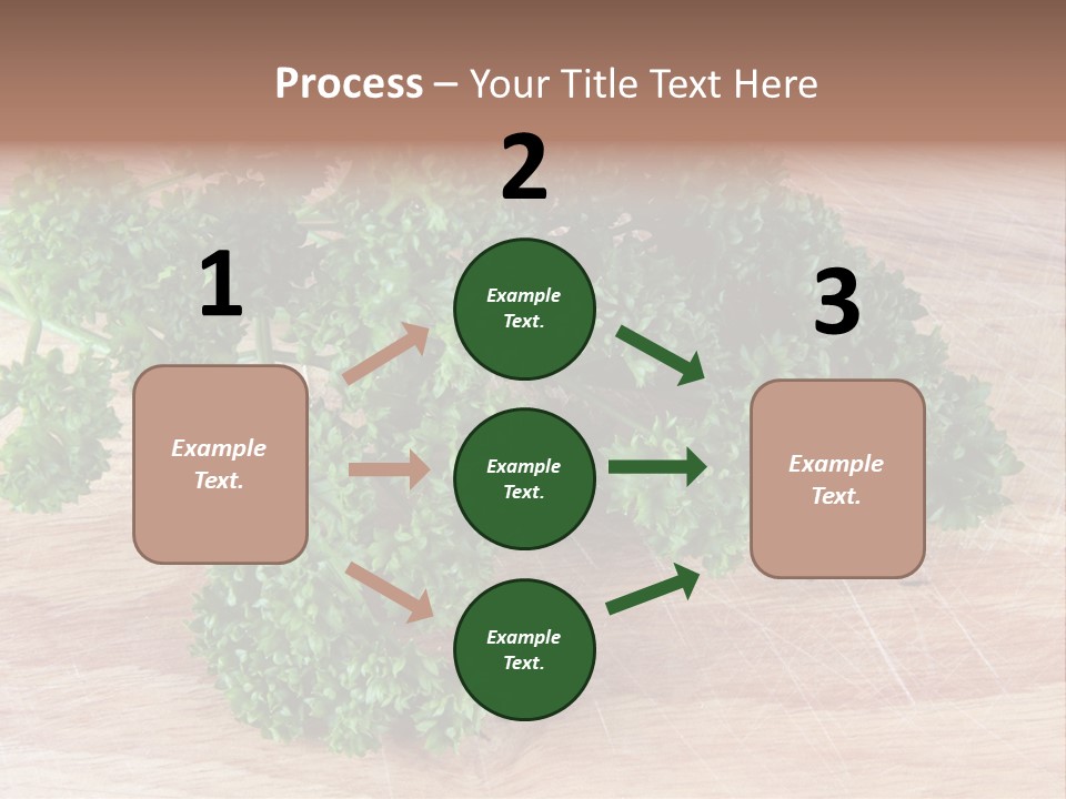 Cuisine Grass Parsley PowerPoint Template