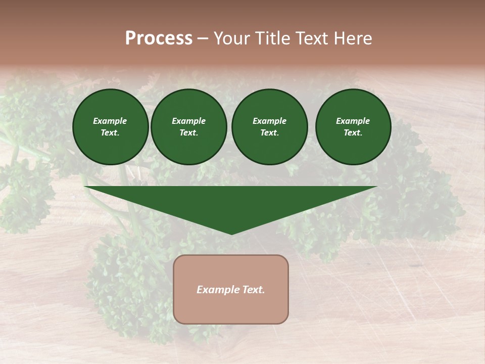 Cuisine Grass Parsley PowerPoint Template