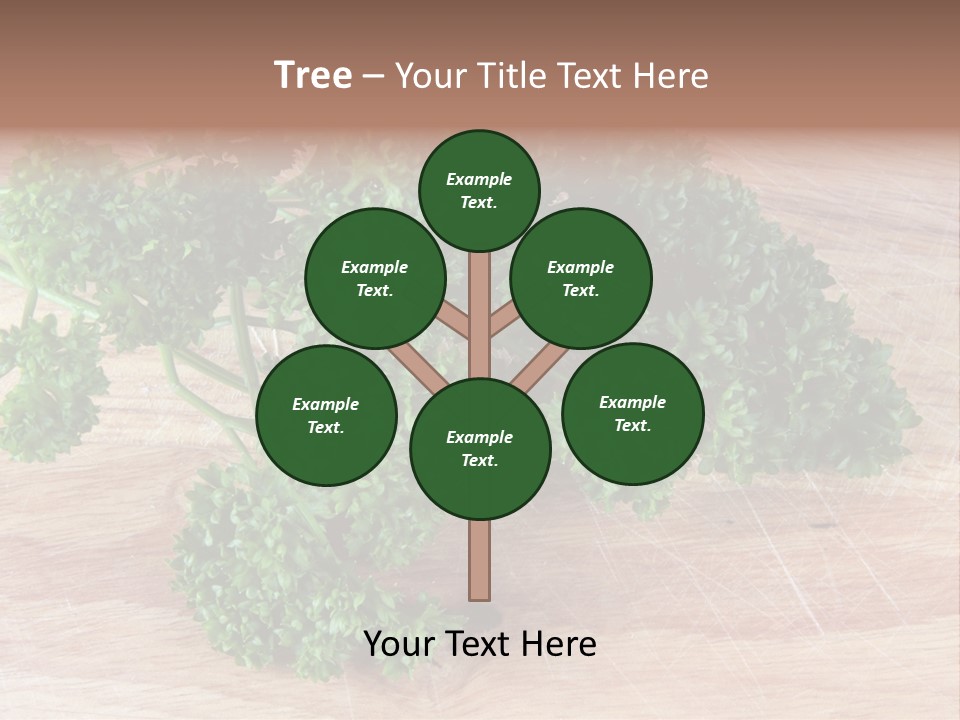 Cuisine Grass Parsley PowerPoint Template