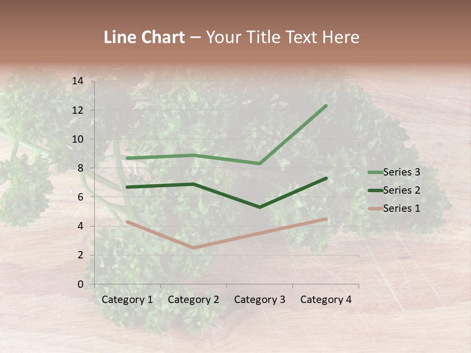 Cuisine Grass Parsley PowerPoint Template