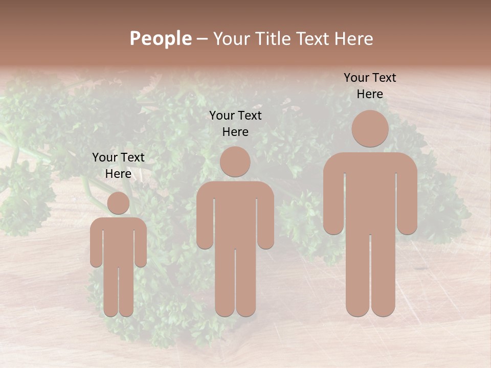 Cuisine Grass Parsley PowerPoint Template
