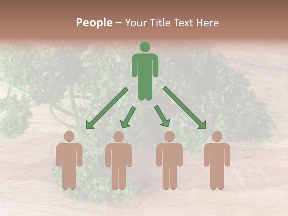 Cuisine Grass Parsley PowerPoint Template