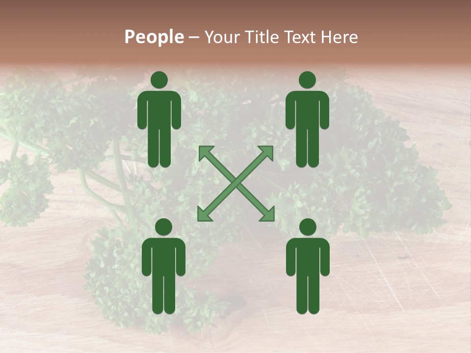 Cuisine Grass Parsley PowerPoint Template
