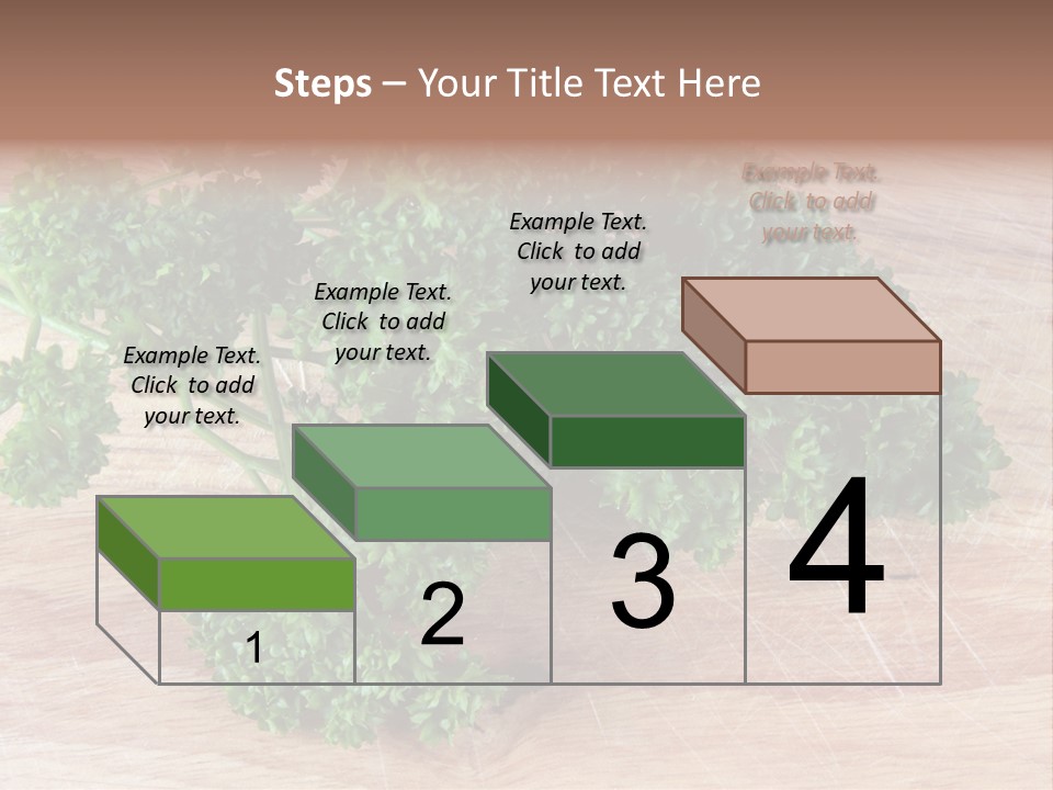 Cuisine Grass Parsley PowerPoint Template