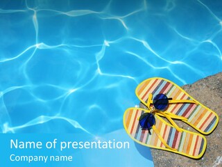 Beach Couple Summer PowerPoint Template