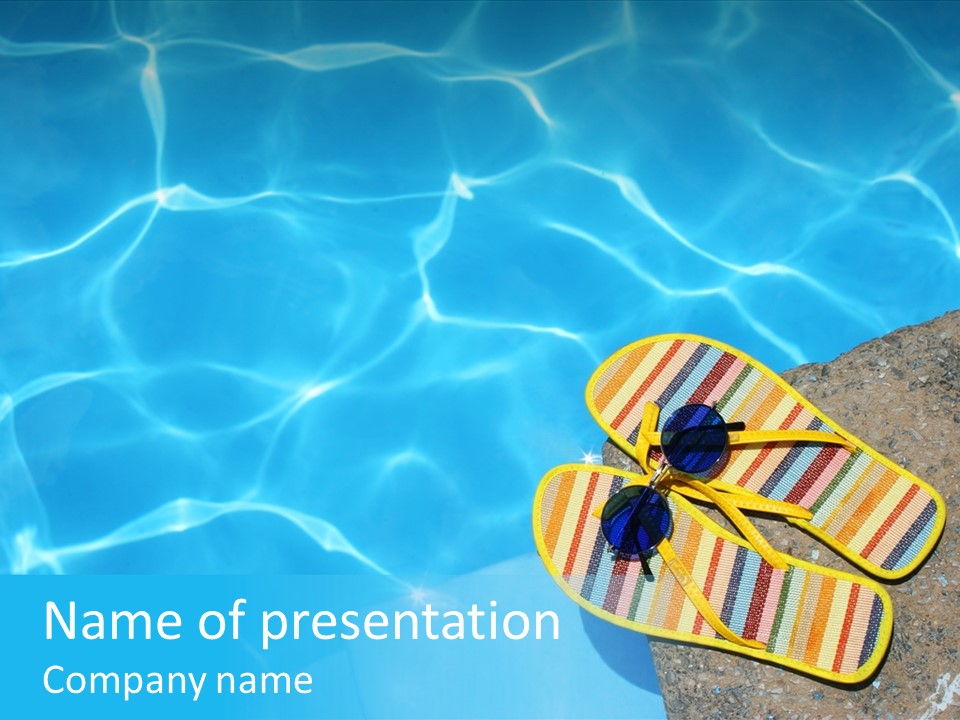 Beach Couple Summer PowerPoint Template