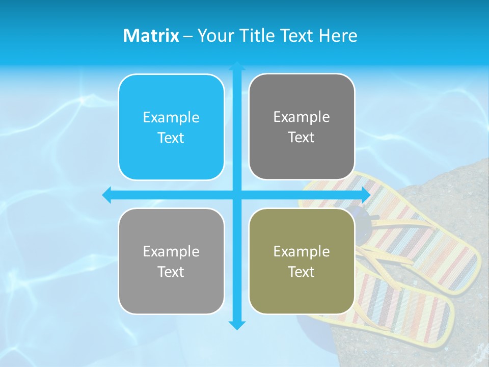 Beach Couple Summer PowerPoint Template