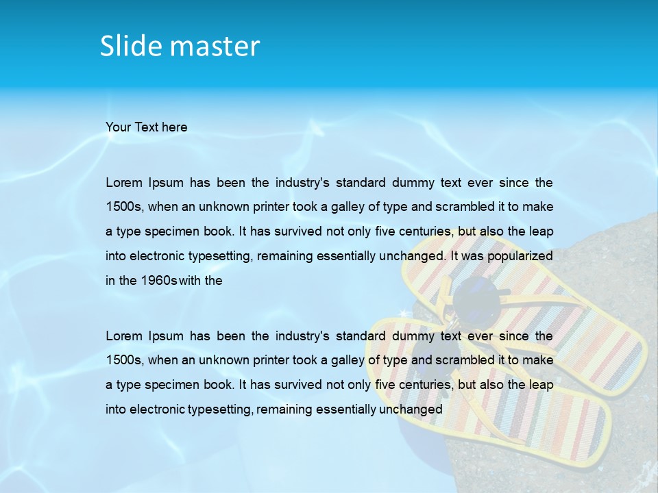 Beach Couple Summer PowerPoint Template