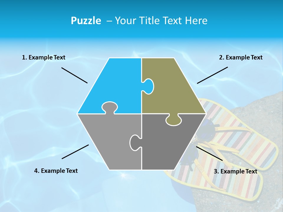 Beach Couple Summer PowerPoint Template