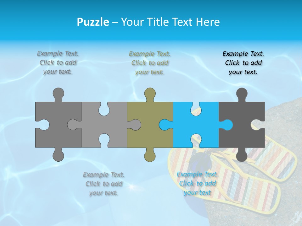 Beach Couple Summer PowerPoint Template