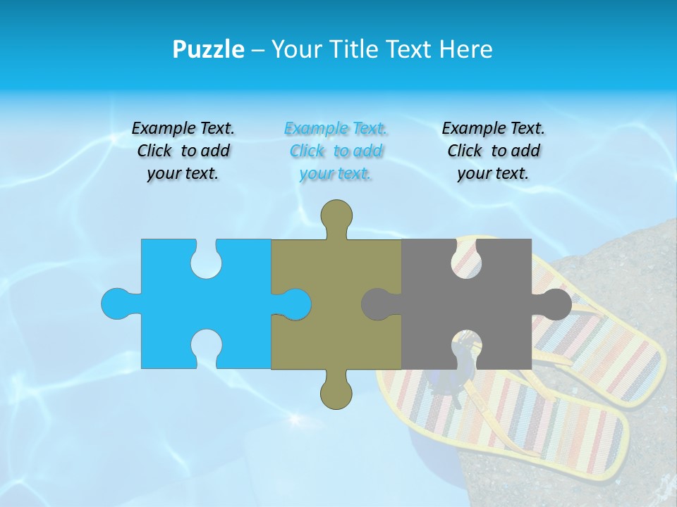 Beach Couple Summer PowerPoint Template