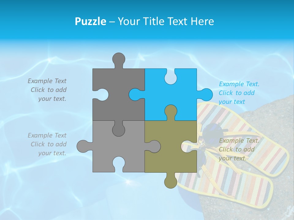 Beach Couple Summer PowerPoint Template