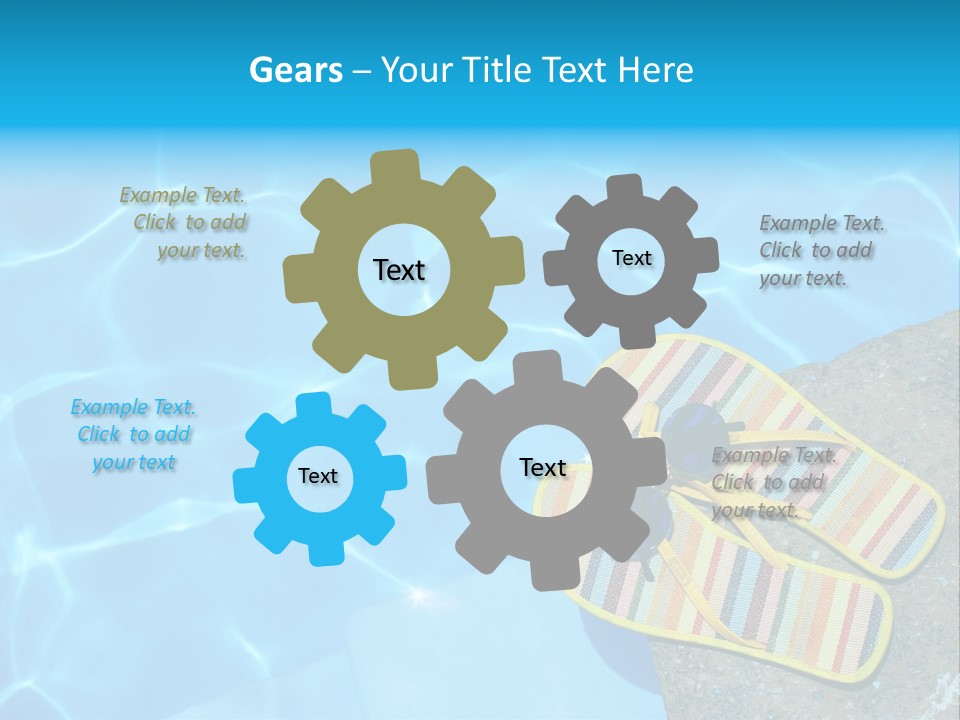 Beach Couple Summer PowerPoint Template