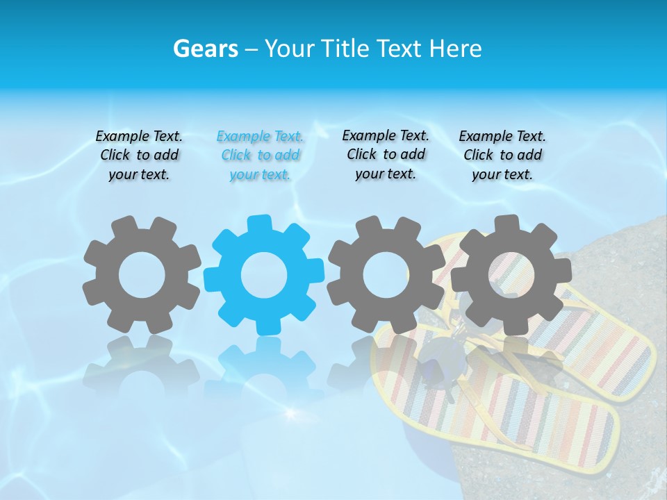 Beach Couple Summer PowerPoint Template