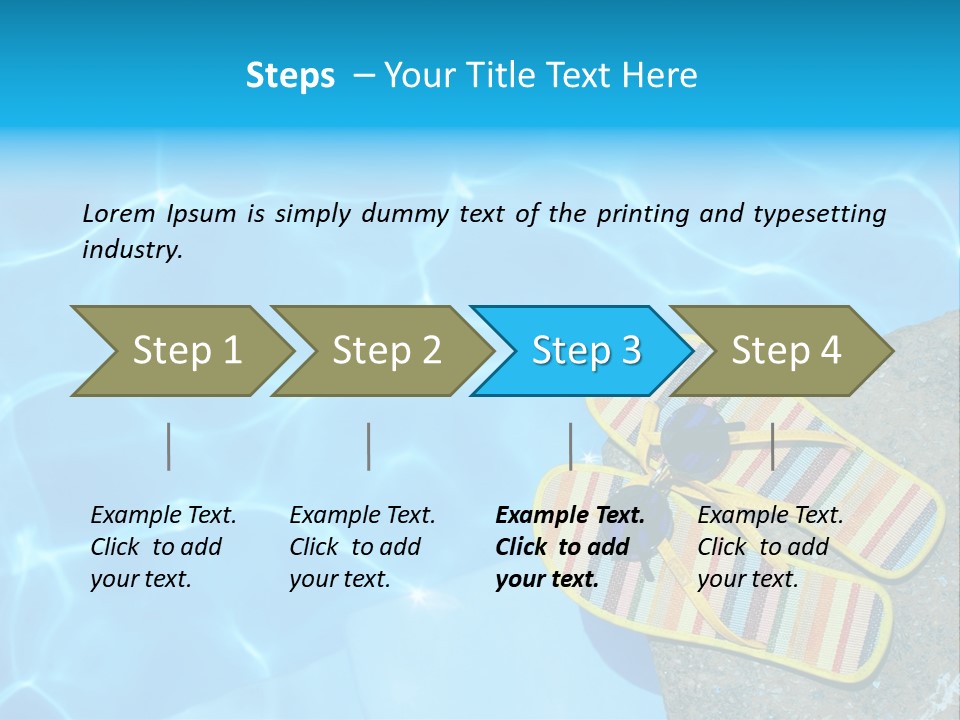 Beach Couple Summer PowerPoint Template