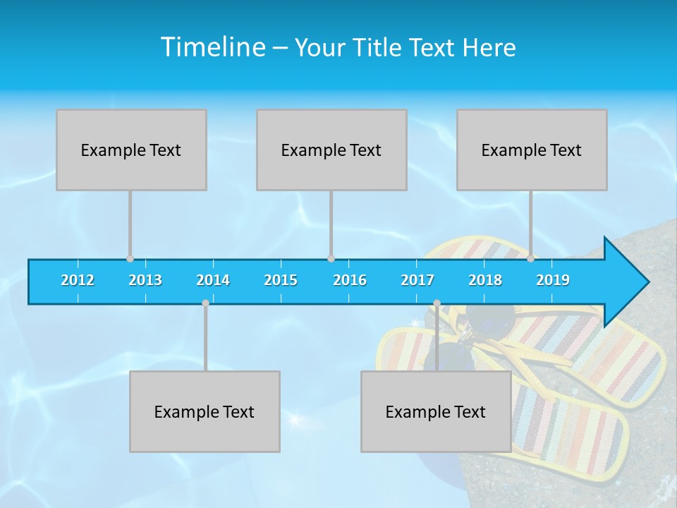 Beach Couple Summer PowerPoint Template