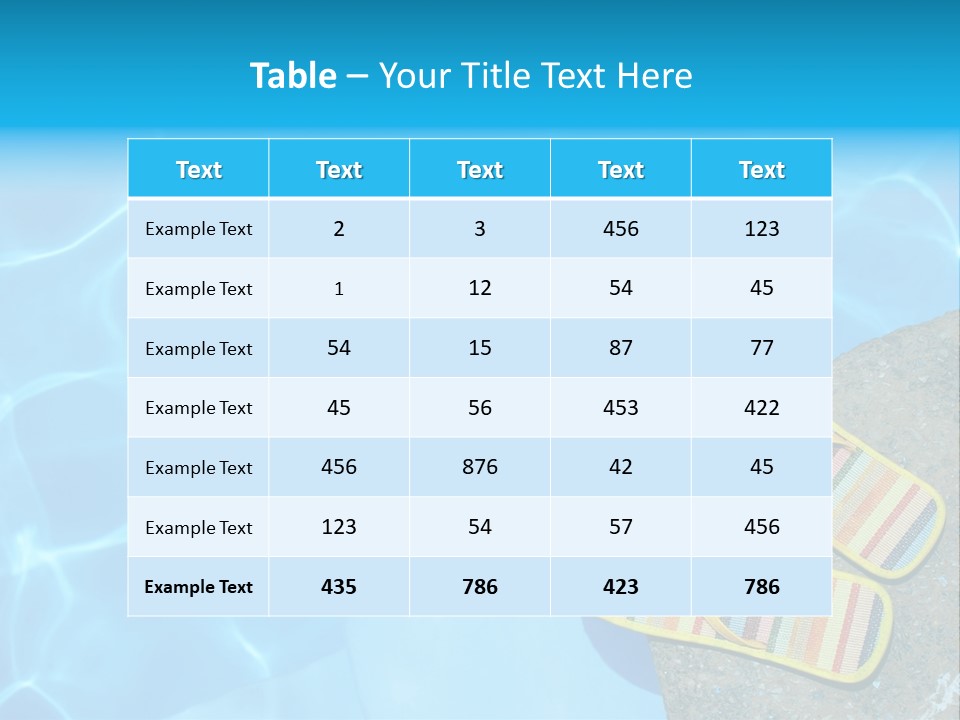 Beach Couple Summer PowerPoint Template