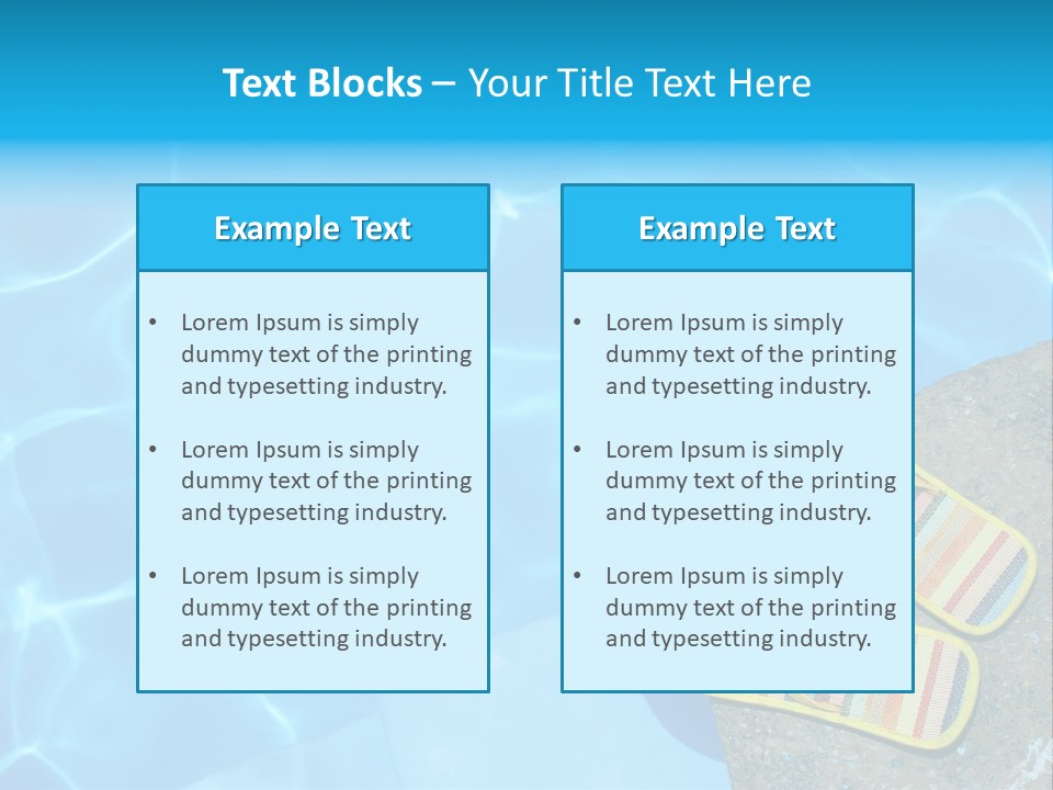 Beach Couple Summer PowerPoint Template