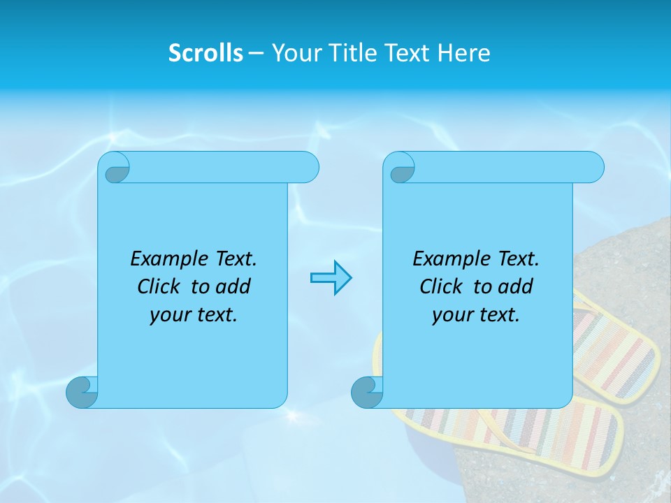 Beach Couple Summer PowerPoint Template