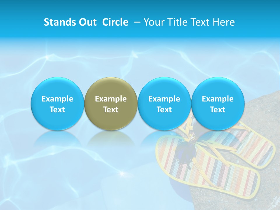 Beach Couple Summer PowerPoint Template