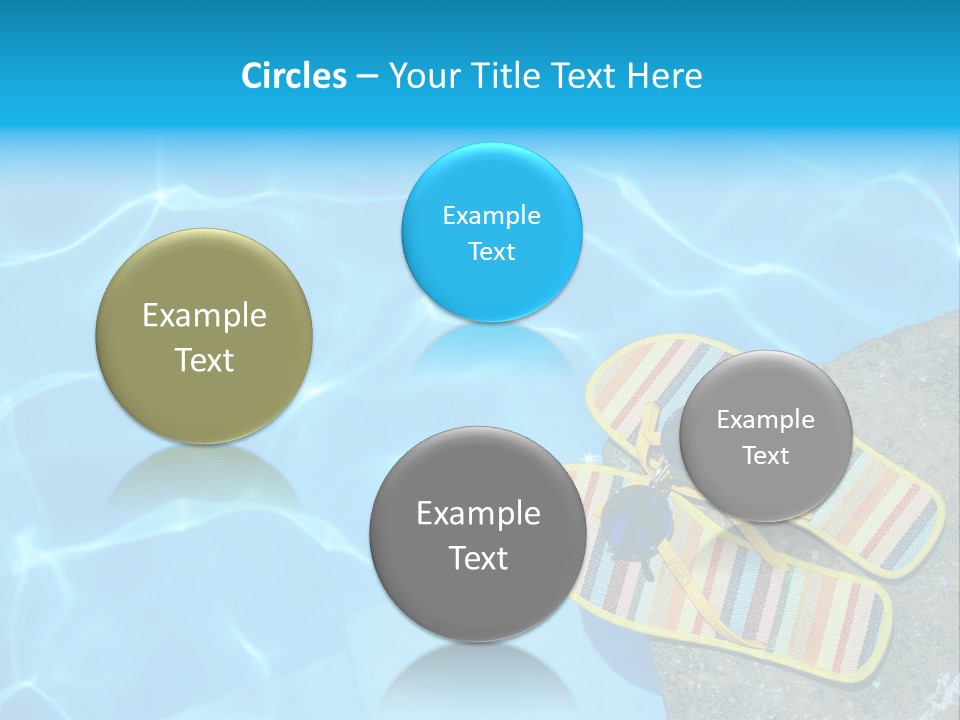 Beach Couple Summer PowerPoint Template