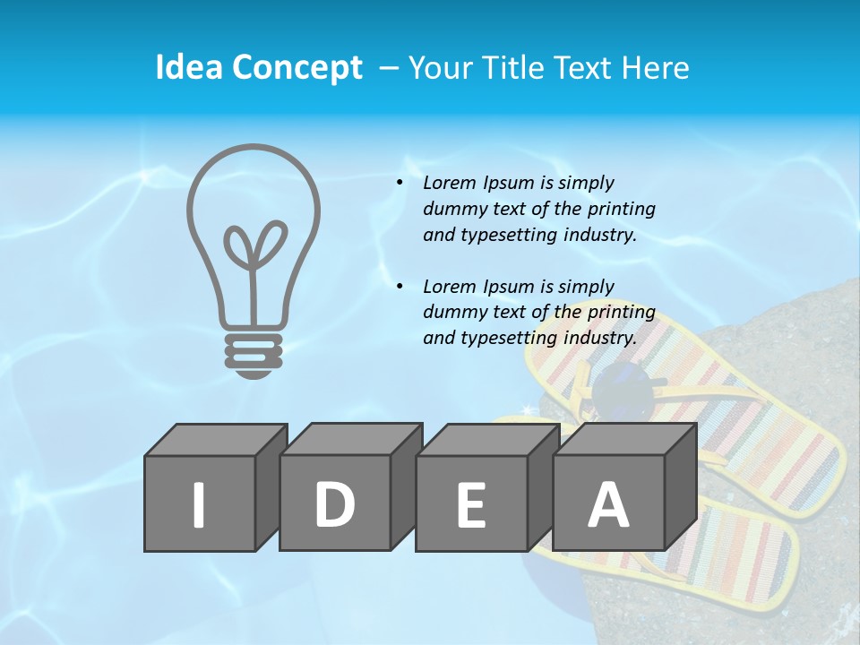 Beach Couple Summer PowerPoint Template