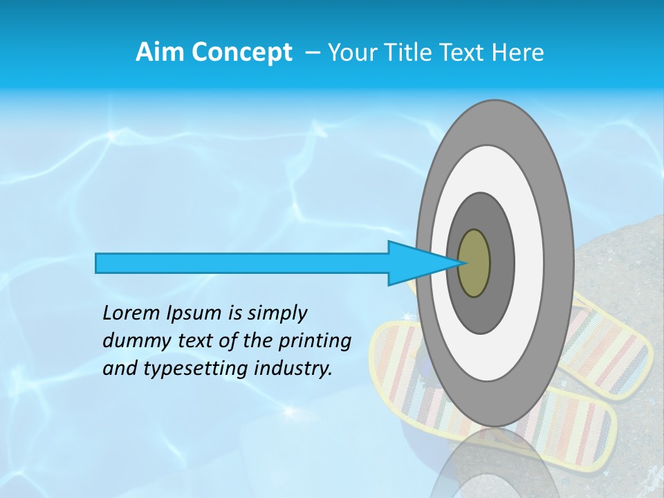 Beach Couple Summer PowerPoint Template