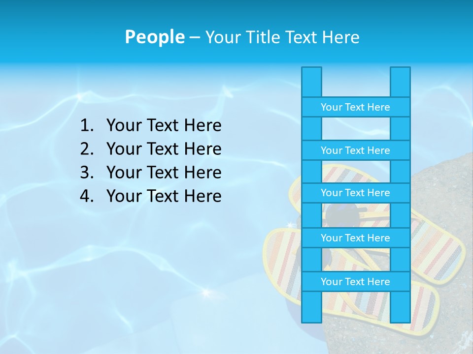 Beach Couple Summer PowerPoint Template