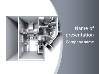 Floor House Roller PowerPoint Template